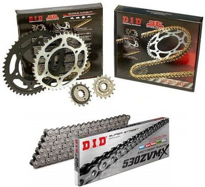 DID Chain & Sprocket Kit (17-42-530ZVMX) for Suzuki GSX-R 1000 2001-2006