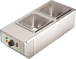 Elektrischer Bain Marie 1kW mit Kapazität von 2xGN1/6