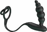 Pretty Love Penis Rings & Vibrating Plug Anal Vibrator with Wireless Functionality Black