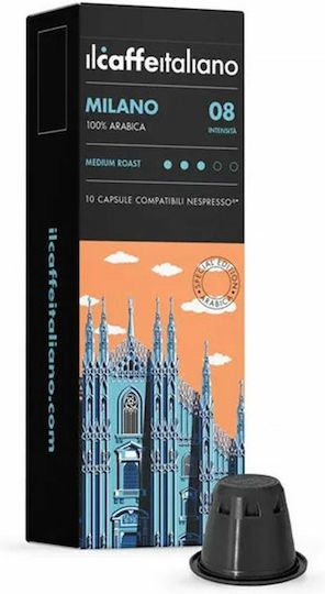 IL Caffe Italiano Κάψουλες Espresso Milano Συμβατές με Μηχανή Nespresso 100caps