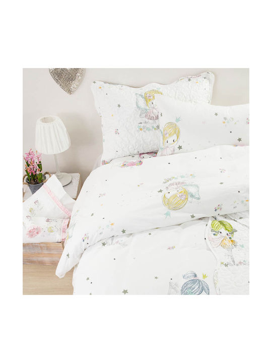 Borea Sheet Set Single Cotton Magic White 160x2...