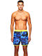 Diesel Men's Swimwear Printed Shorts Blue