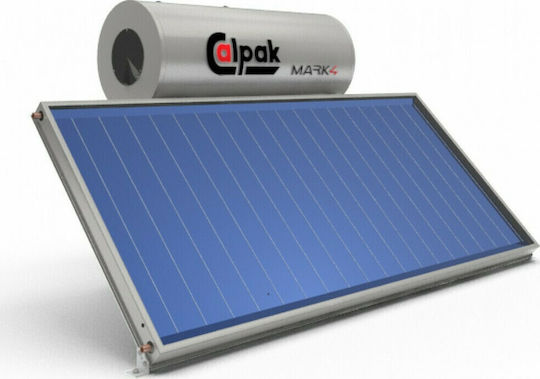 Calpak Mark 4 H Încălzitor solar de apă 300 litri Sticlă Energie Triplă cu colector orizontal de 3 metri pătrați