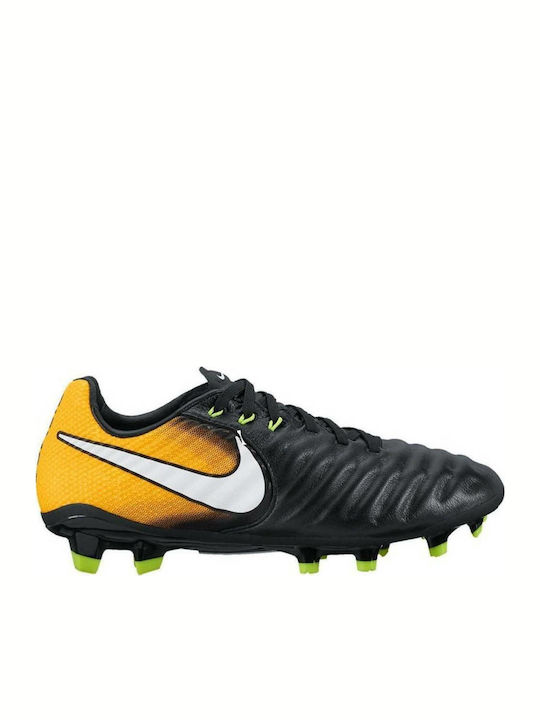 Tiempo Legend VII FG Παιδικά Ποδοσφαιρικά Παπούτσια με Τάπες Μαύρα