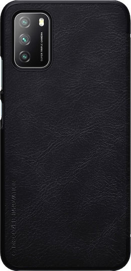 Nillkin Qin Book Piele artificială Negru (Poco M3 / Redmi 9T)