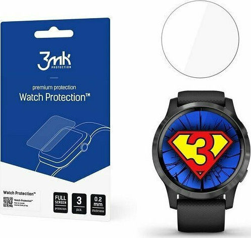 3MK Displayschutzfolie für das Garmin Vivoactive 4S/Vivomove 3S 3Stück