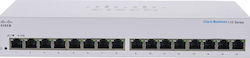 Cisco CBS110-16T Unverwaltet L2 Switch mit 16 Ports Gigabit (1Gbps) Ethernet