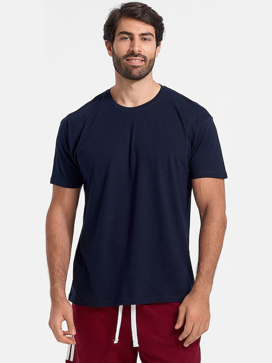 JHK TSRA-150 Men's Short Sleeve Promotional T-Shirt Navy Blue