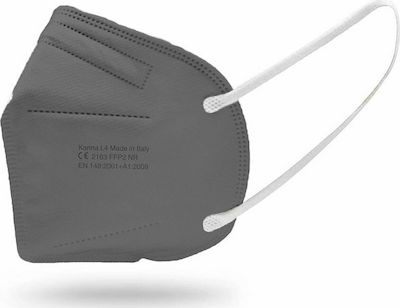 Brand Italia Karina L4 4ply NR Μάσκα Προστασίας FFP2 σε Γκρι χρώμα 1τμχ