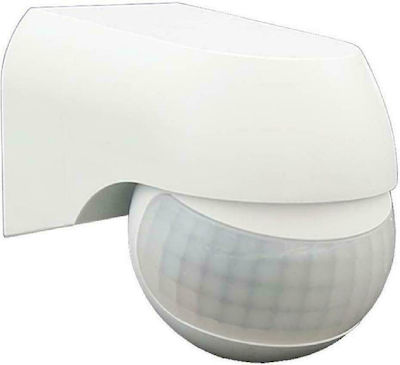 Optonica Αισθητήρας Κίνησης με Εμβέλεια 12m LED IP54 σε Λευκό Χρώμα 7306
