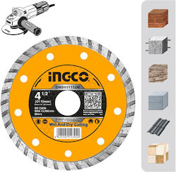 Ingco Diamantscheibe Turbo Trocken- und Nasssch...