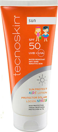 Tecnoskin Sun Protect SPF50 Αδιάβροχο Παιδικό Αντηλιακό Γαλάκτωμα για Πρόσωπο & Σώμα 200ml