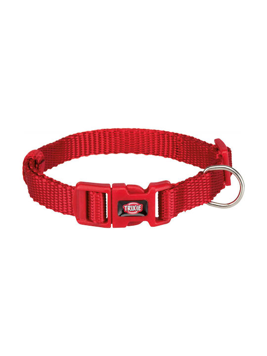 Trixie Premium Dog Collar In Red Colour XS/S 22-35cm/10mm Small / XSmall