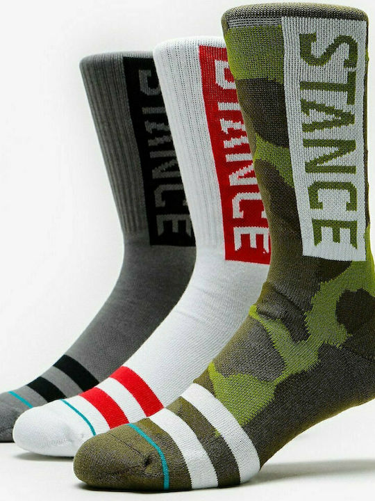 Stance The OG Αθλητικές Κάλτσες Πολύχρωμες 3 Ζεύγη