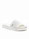 Briley Δερμάτινα Γυναικεία Σανδάλια Flatforms Λευκά