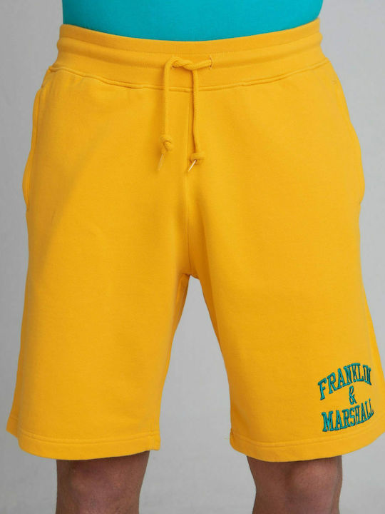 Franklin & Marshall Sportliche Herrenshorts Gelb