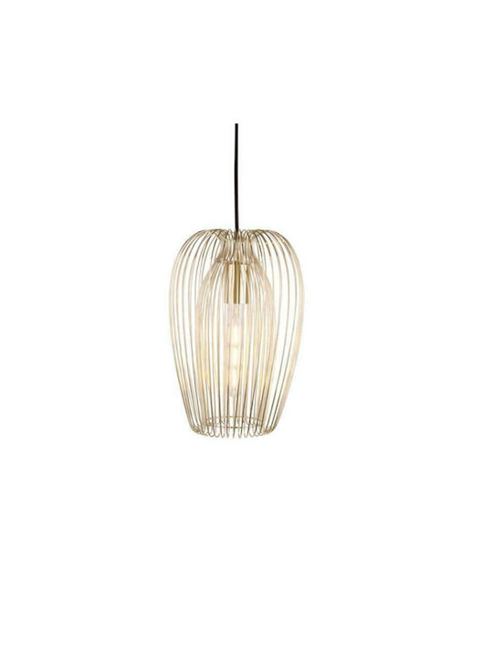Leitmotiv Lucid Κρεμαστό Φωτιστικό Χρυσό με Ντουί E27 30x30x45εκ.