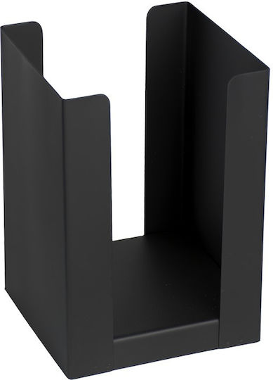 Ready Държач за салфетки Метална Черен 13x13x18см BAX1318