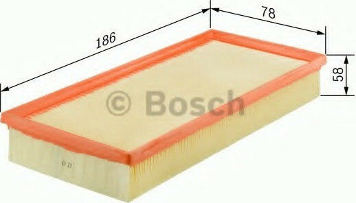 Bosch Car Air Filter for Chevrolet Express Ford Express Renault Clio / Kangoo / Express