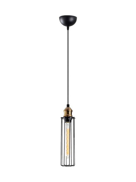 Freebox Pendant Light Suspension Grid for Socket E27 Black