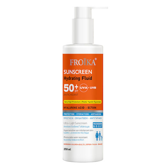 Froika Hydrating Fluid Αντηλιακή Κρέμα Σώματος SPF50 250ml