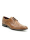 Damiani Men's Leather Dress Shoes Tabac Brown