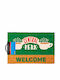 Pyramid International Πατάκι Εισόδου από Κοκοφοίνικα Friends: Central Perk Welcome Πράσινο 40x60εκ.