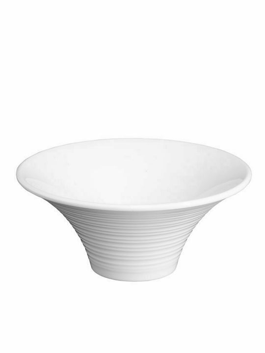 Servewell Σαλατιέρα Μελαμίνης Λευκή 24x24cm