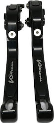 Set Brems-/Kupplungshebel für Motorräder Flexibel Einstellbar für Suzuki DL 1000 V-STROM Schwarz 28394532