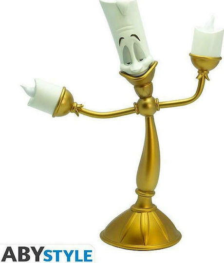 Abysse Led Kids Decorative Lamp Beauty and the Beast Gold 24x9x31εκ.