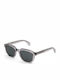 Gast Maven Men's Sunglasses with Gray Plastic Frame and Gray Lens EN04