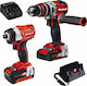 Einhell Twin Pack BL Set Șurubelniță cu impact 18V cu 2 baterii 2Ah - 4Ah și husă