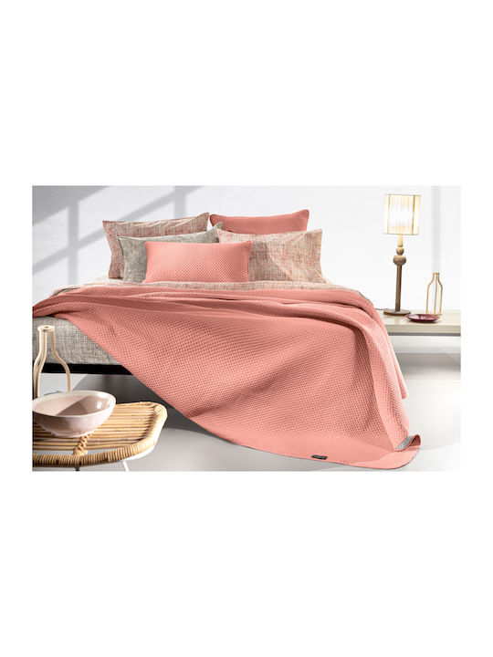 Guy Laroche Riva Κουβερλί Υπέρδιπλο από Πολυεστέρα Coral 240x250cm