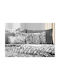 Guy Laroche Artizan Σετ Μαξιλαροθήκες Oxford Black And White 50x70εκ.