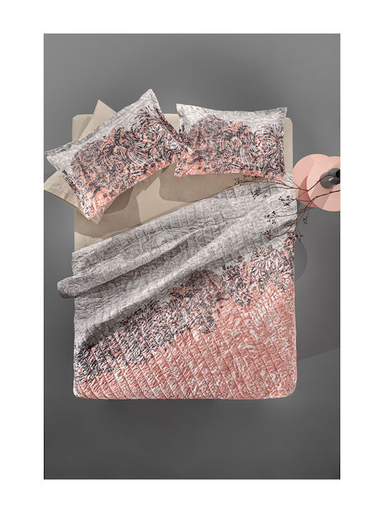 Guy Laroche Artizan Coverlet Queen Size Coral 220x240cm