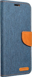 MyMobi Canvas Book Υφασμάτινο Navy Μπλε (Galaxy...