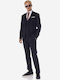 Sogo Men's Summer Suit Regular Fit Blue