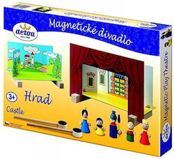 Detoa Set Puppet Theater Magnetic Castle Stage