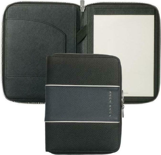 Boss Ντοσιέ Δίφυλλο Συνεδρίου για Χαρτί A5 Μπλε Gear Folder