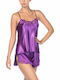 Miorre Καλοκαιρινό Babydoll Μωβ 18564