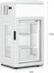 Ucinque IQ Glamour Mini Congelator Profesional Vitrină 79lt L50 x l48.3 x h100cm. Alb