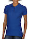 Gildan 85800L Women's Short Sleeve Promotional Blouse Royal Blue