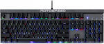 Motospeed CK103 Side Laser Tastatură Mecanică de Gaming cu Outemu Roșu întrerupătoare și iluminare RGB Negru