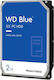 Western Digital Blue 2TB HDD Σκληρός Δίσκος 3.5" SATA III 7200rpm με 256MB Cache για Desktop