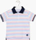 Losan Kids Polo Short Sleeve White Μπλουζάκι Πολο