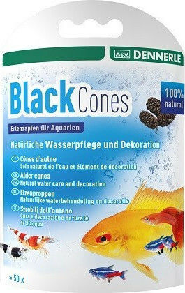 Dennerle Black Cones Βελτιωτικό Νερού Ενυδρείου για Προστασία Περιβάλλοντος 1200ml 0.04kg