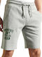 Marl Men's Athletic Shorts Gray