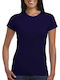 Gildan 64000L Women's Short Sleeve Promotional T-Shirt Cobalt