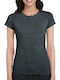 Gildan 64000L Werbe-T-Shirt Dark Heather 64000L-108