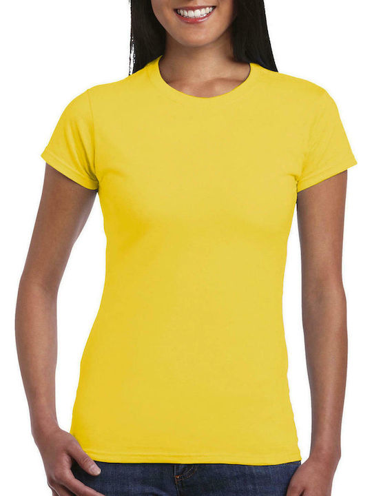 Gildan 64000L Werbe-T-Shirt Daisy Yellow 64000L-098